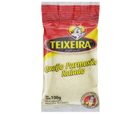 Queijo Parmesão Ralado Teixeira Pacote 100g